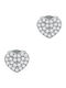 Kiriakos Gofas Kids Earrings Studs Hearts from Silver