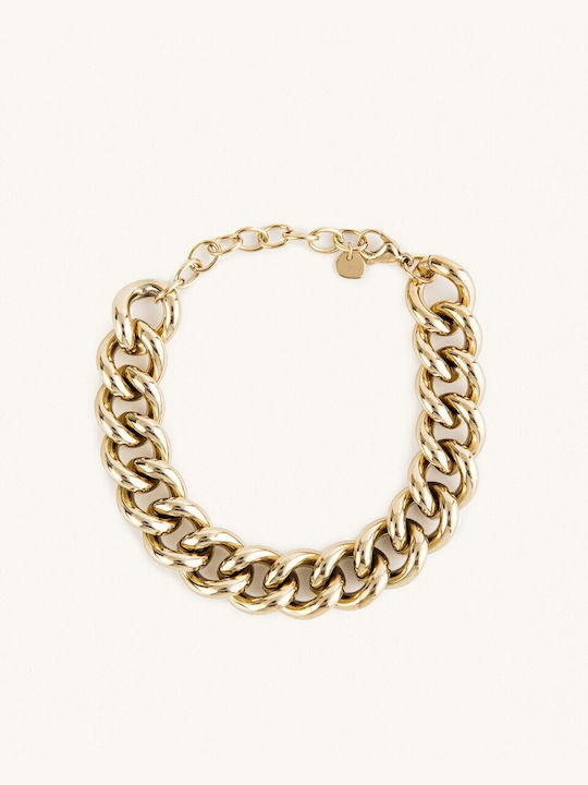 StanStefan Bracelet Chain made of Steel Gold Plated