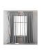 Saray Home Curtain with Pencil Pleat Gray KE 2011 300x280cm
