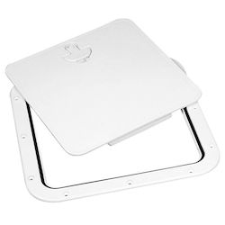 Nuova Rade Square Boat Deck Door L380xW380mm White