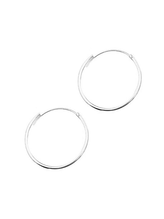 Gatsa Earrings Hoops made of Silver