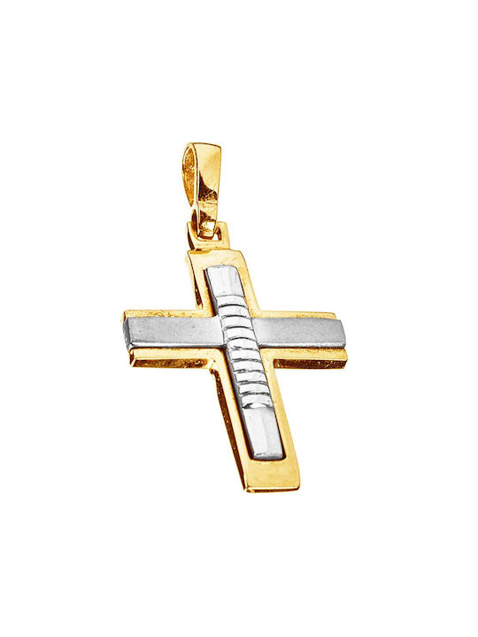 Gatsa Herren Gold Kreuz 14K