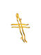 Gatsa Women's Gold Cross 14K