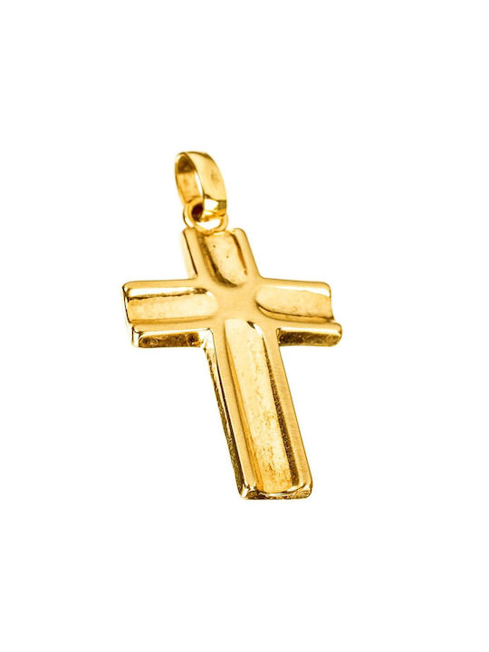 Gatsa Men's Gold Cross 14K