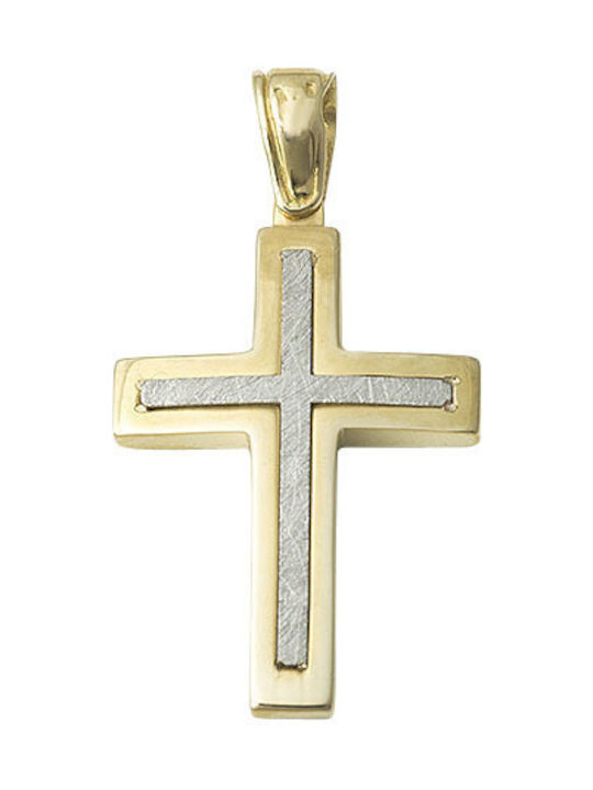 Kosmima Shop Men's Gold Cross 14K