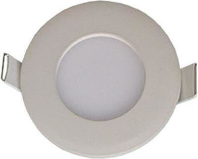 Horoz Electric Rund Vertieft LED Panel 3W mit Warmes Weiß Licht 2700K