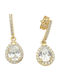 Kosmima Shop Earrings Pendants made of Gold 14K with Stones