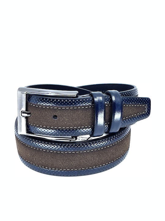 Legend Accessories Ανδρική Ζώνη Δερμάτινη Καφέ