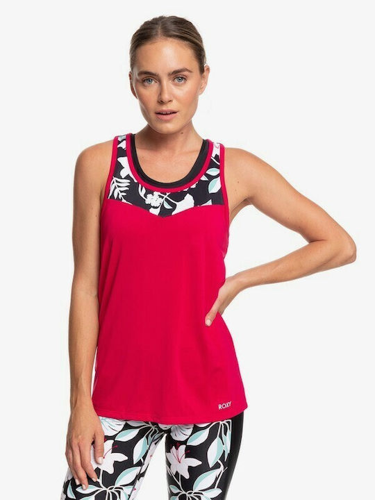 Roxy Women's Athletic Blouse Sleeveless Black/White