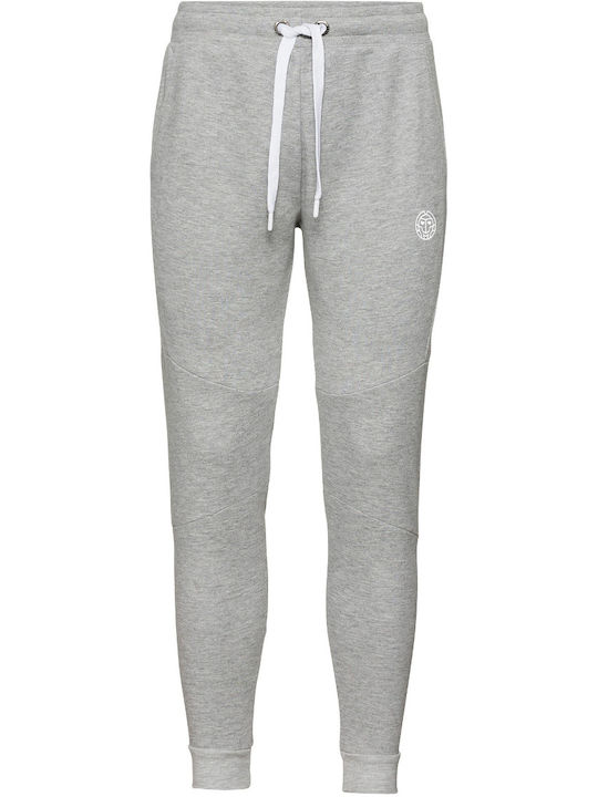 Bidi Badu Men's Sweatpants with Rubber Gray