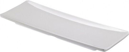 Leone Serving Platter Rectangular White 33x12cm