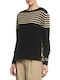 Damen Bluse Langärmelig Schwarz