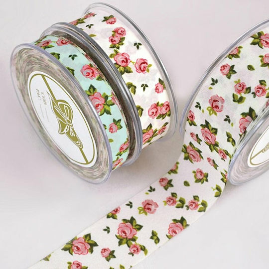 Kappa Decor Fabric Ribbon Floral with Width 40mm