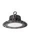 Lucas Lumină clopot comercială 100W Alb rece cu LED încorporat Negru