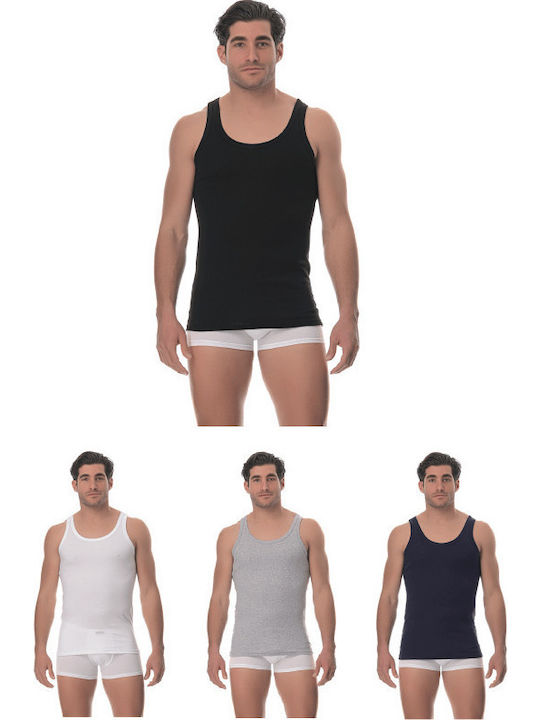 Lido Underwear Ανδρικές Φανέλες Αμάνικες 4Pack