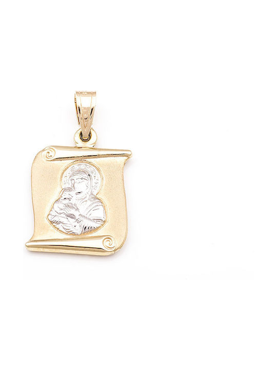 Kosmima Shop Anhänger Kinder Amulett Konstantinato aus Gold 14K 25945