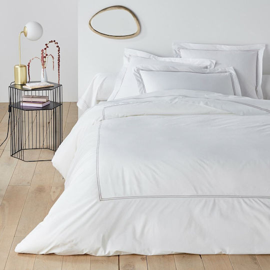 La Redoute Interieurs Σεντόνι Μονό με Λάστιχο 90x190+30εκ. Λευκό