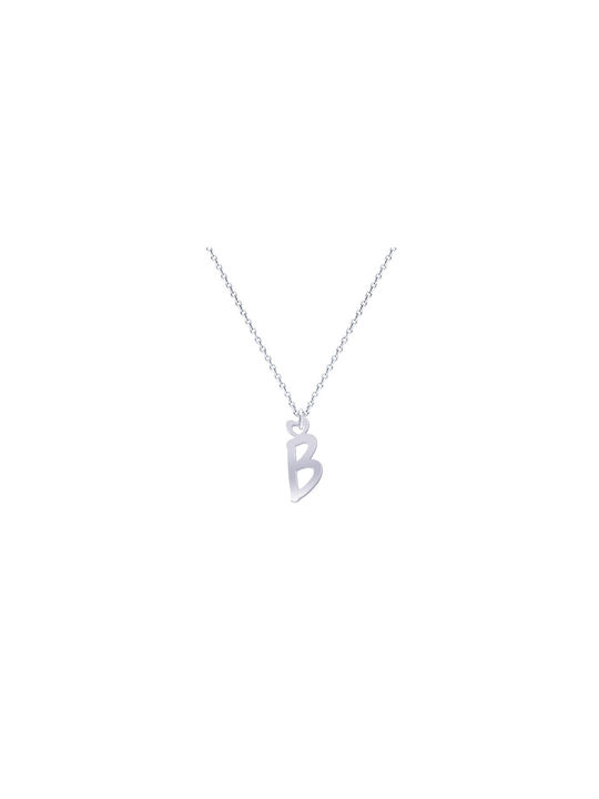 Iris Jewerly Necklace Monogram from White Gold 14K