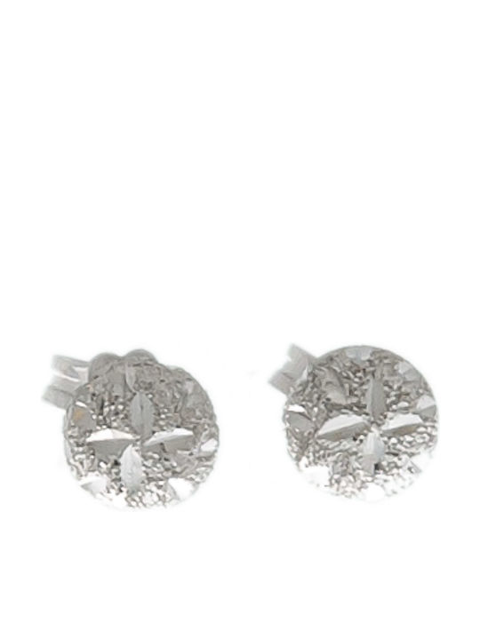 Papadopoulos Gold Earrings made of White Gold with Stones