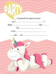 ArtGraphix Invitations Unicorns 16pcs 006001