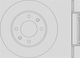 Open Parts Brake Discs 1pcs for Peugeot 307