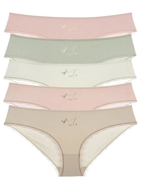 Donella Baumwolle Damen Slip MultiPack