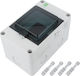Elektro Plast Wall mounted Waterproof 4-Elements Fuse Box with 1 Row W105xH170xD112mm