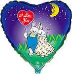 Balloon Foil Valentine's Day Heart 46cm