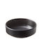 Leone Serving Bowl Round made of Melamine Black with Diameter 10cm 6pcs