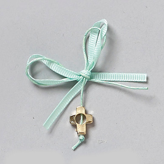 Bellissimo Christening Charm Pin Turquoise 50pcs