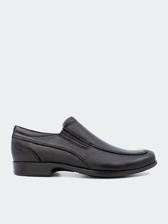 Leder Herren Mokassins in Schwarz Farbe