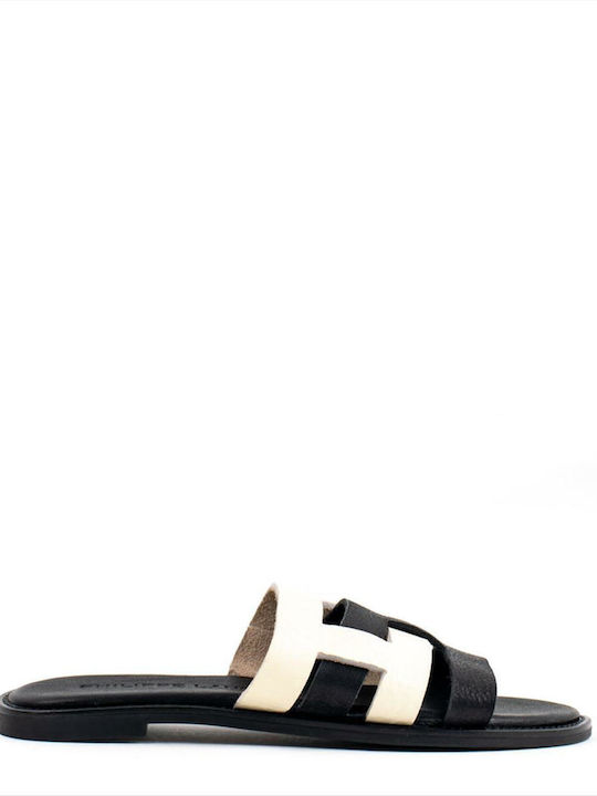 Philippe Lang Leather Women's Sandals Black