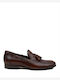 Damiani Men's Leather Loafers Brown