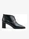 Leather Women's Ankle Boots Black