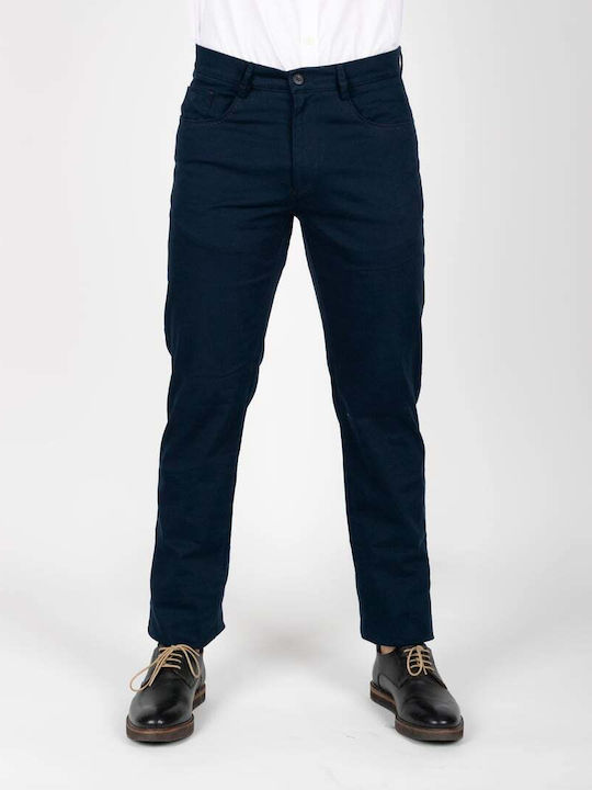 Unipol Ανδρικό Παντελόνι Τζιν Regular Fit Navy Μπλε