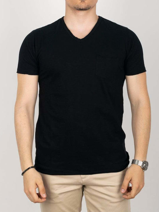 Dstrezzed Ανδρικό T-shirt Κοντομάνικο Μαύρο
