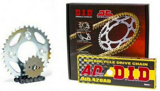 DID Kit lanț și pinion pentru Daytona Sprinter 125 pentru Triumph Daytona
