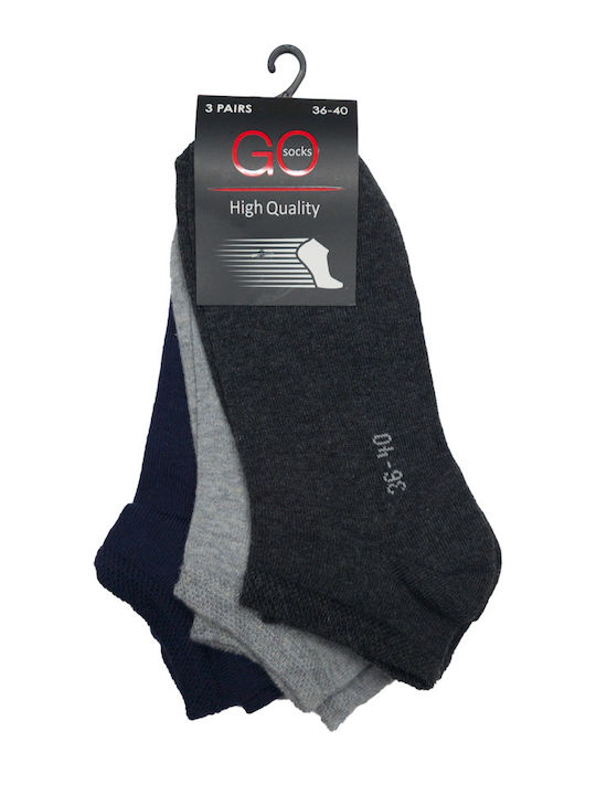 Sensi Women's Monochrome Socks Blue/Grey/Black ...