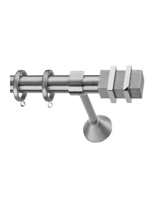Metallic Curtain Pole Single Φ25mm 120cm Sparta