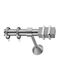 Metallic Curtain Pole Single Φ25mm 120cm Sparta
