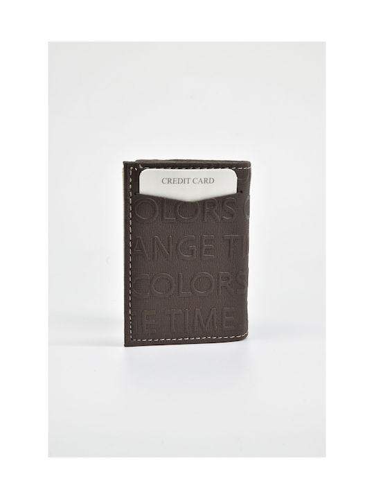 David Polo Small Women's Wallet Cards Brown