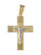 Men's Gold Cross 14K with the Crucified