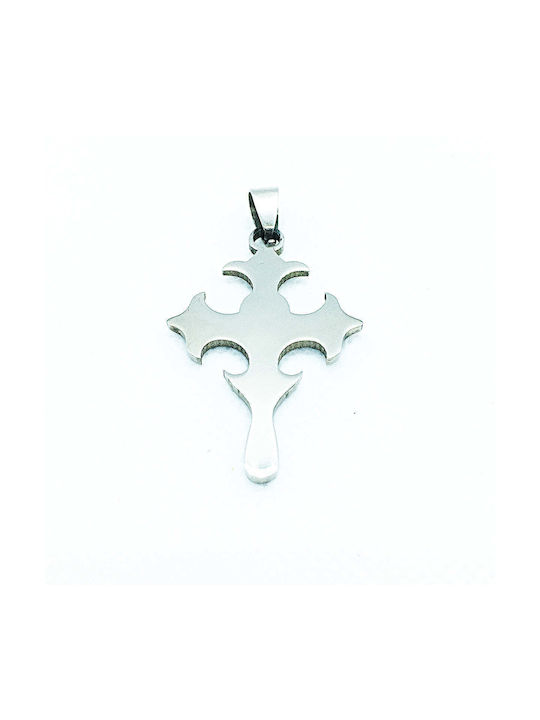 Rubini Men's Cross from Steel