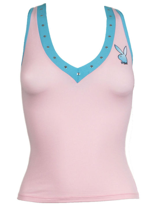 Playboy Pentru Femei Bluză Pijamale ROZ (PINK)
