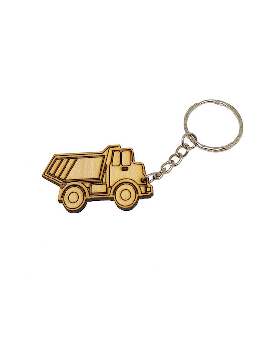 Woodseason Keychain Lemn