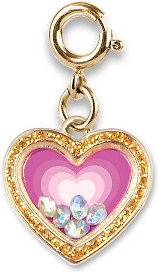 Charm Ιt Παιχνίδι Κόσμημα Gold Heart Shaker Charm