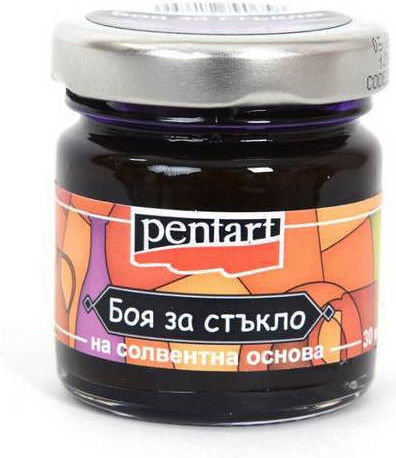 Pentart Ειδικό Χρώμα Χειροτεχνίας Μωβ για Γυαλί 30ml
