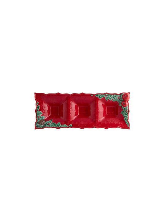 Bordallo Pinheiro Weihnachtliche Teller Keramik