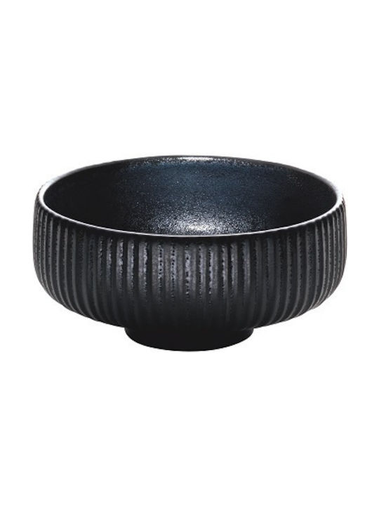 Playground Serving Bowl Round Black