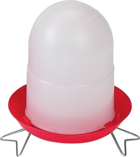 Copele Plastic Alimentator pentru Găini și Păsări cu Capacitate 1.5kg 19x19x21cm.